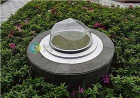 擁有專利技術的鉆石型采光罩 擁有專利技術的鉆石型采光罩