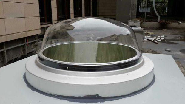 無電照明系統采光罩特寫 無電照明系統采光罩特寫