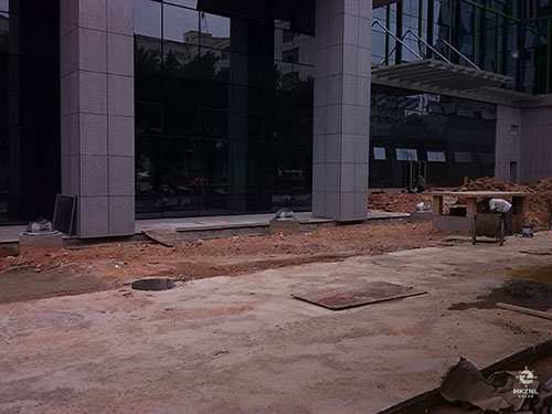 導光管采光系統施工現場