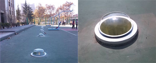 昆明一中項目:半球形采光罩 昆明一中項目:半球形采光罩