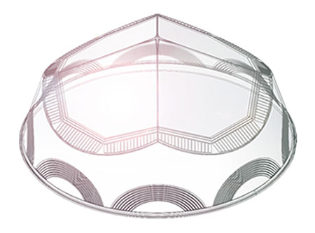 鉆石形采光罩模擬-光導照明系統 鉆石形采光罩模擬-光導照明系統