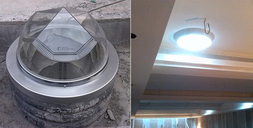 陽光照明別墅區地下室應用