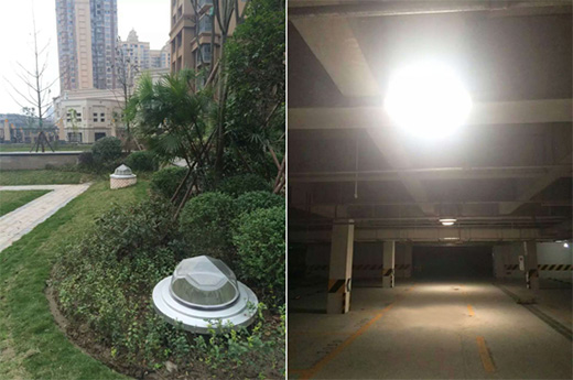 陽光照明車庫應用