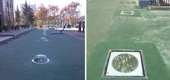 無電照明系統室外采光部分 無電照明系統室外采光部分