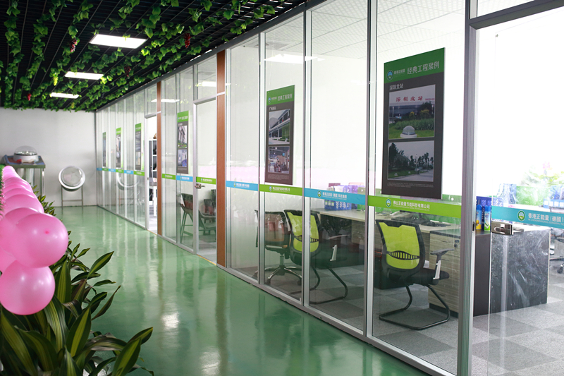 正能量科技中心光導照明效果展示