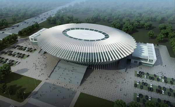 天津寶坻體育館光導照明技術