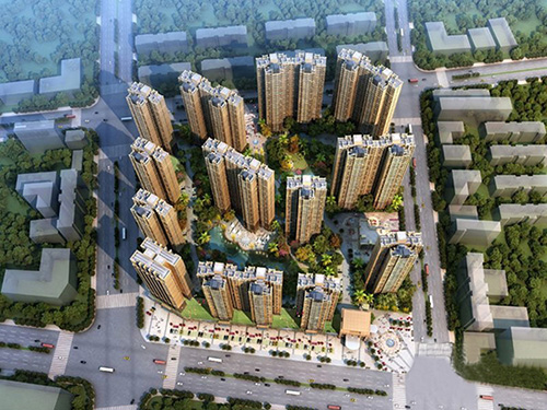 廣西常青藤小區效果圖