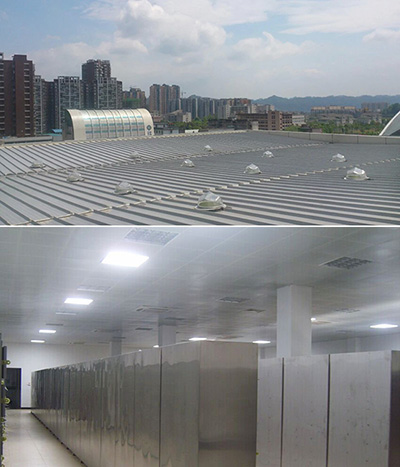 物流倉庫自然光照明節能方案