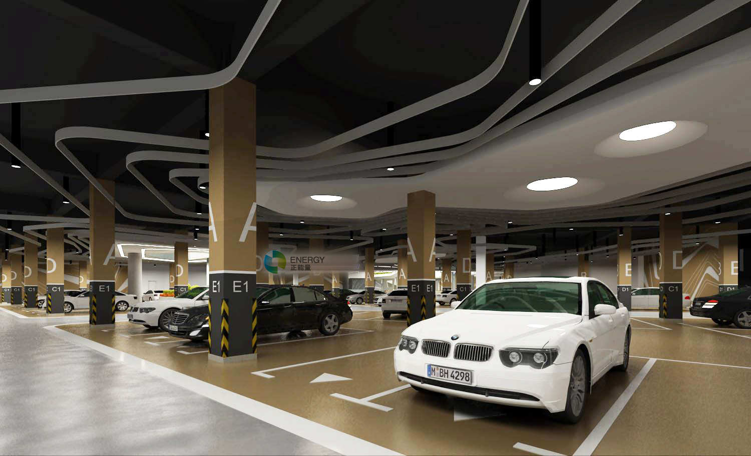 合肥王下份地下公共停車場——無電照明系統應用