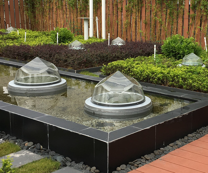 白天的導光管采光系統(tǒng)室外效果圖 白天的導光管采光系統(tǒng)室外效果圖