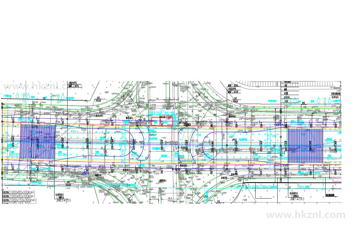 廣東XX路口隧道設計方案圖 廣東XX路口隧道設計方案圖