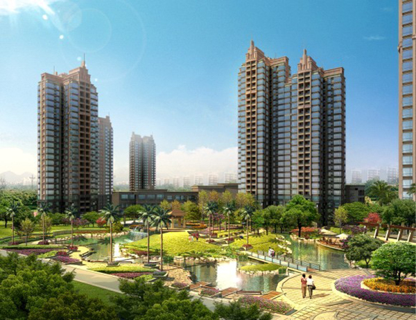 四川遂寧南濱帝景光導照明應用