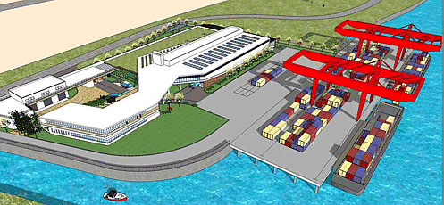 上海閔吳生活垃圾轉運碼頭集裝化改造—管道式日光照明